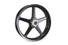 BST Twin TEK 5 Spoke Carbon Fiber Front Wheel for the Harley Davidson, Indian, and V-Twin Custom Models - 3.5 x 19