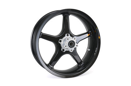 BST Twin TEK 5 Spoke Carbon Fiber Rear Wheel for the Harley Davidson, Indian, and V-Twin Custom Models - 5.5 x 18