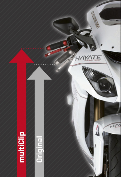ABM multiClip Tour Clip-ons for the Yamaha YZF-R1 (2009-2014)