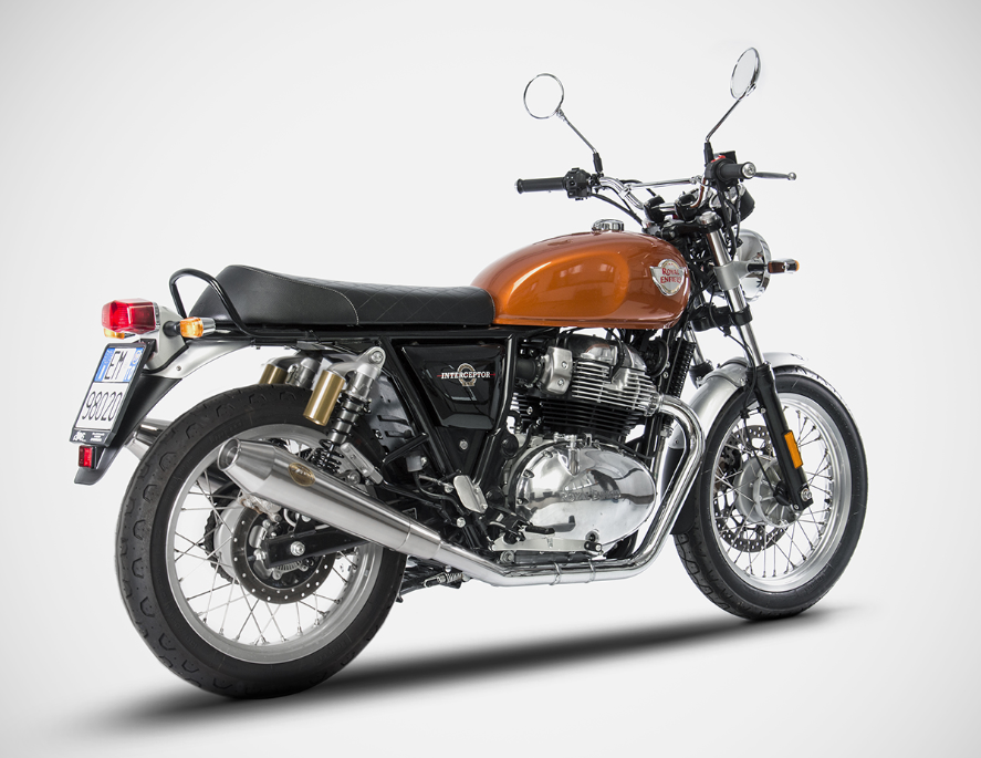 ZARD Dual Slip-on Exhaust for Royal Enfield Continental GT / Interceptor (2019+)