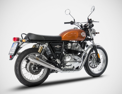 ZARD Dual Slip-on Exhaust for Royal Enfield Continental GT / Interceptor (2019+)