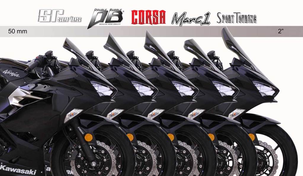 Zero Gravity Racing Windshields for the Kawasaki Ninja 400 (2018+)