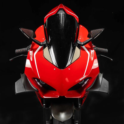 DB Race DAEMON Mirrors With Indicators for the Ducati Panigale V4 / V2 (18-24)