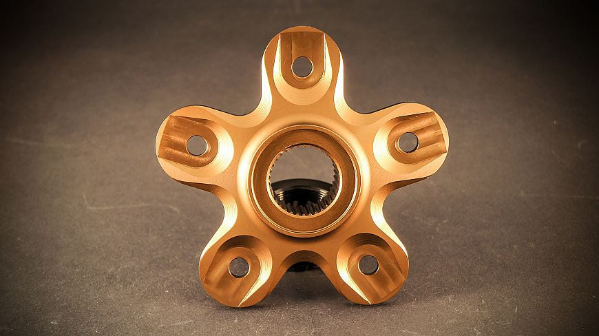 AEM Factory Lightweight "STAR" Small Rear Hub Sprocket Flange for Ducati - Closeout