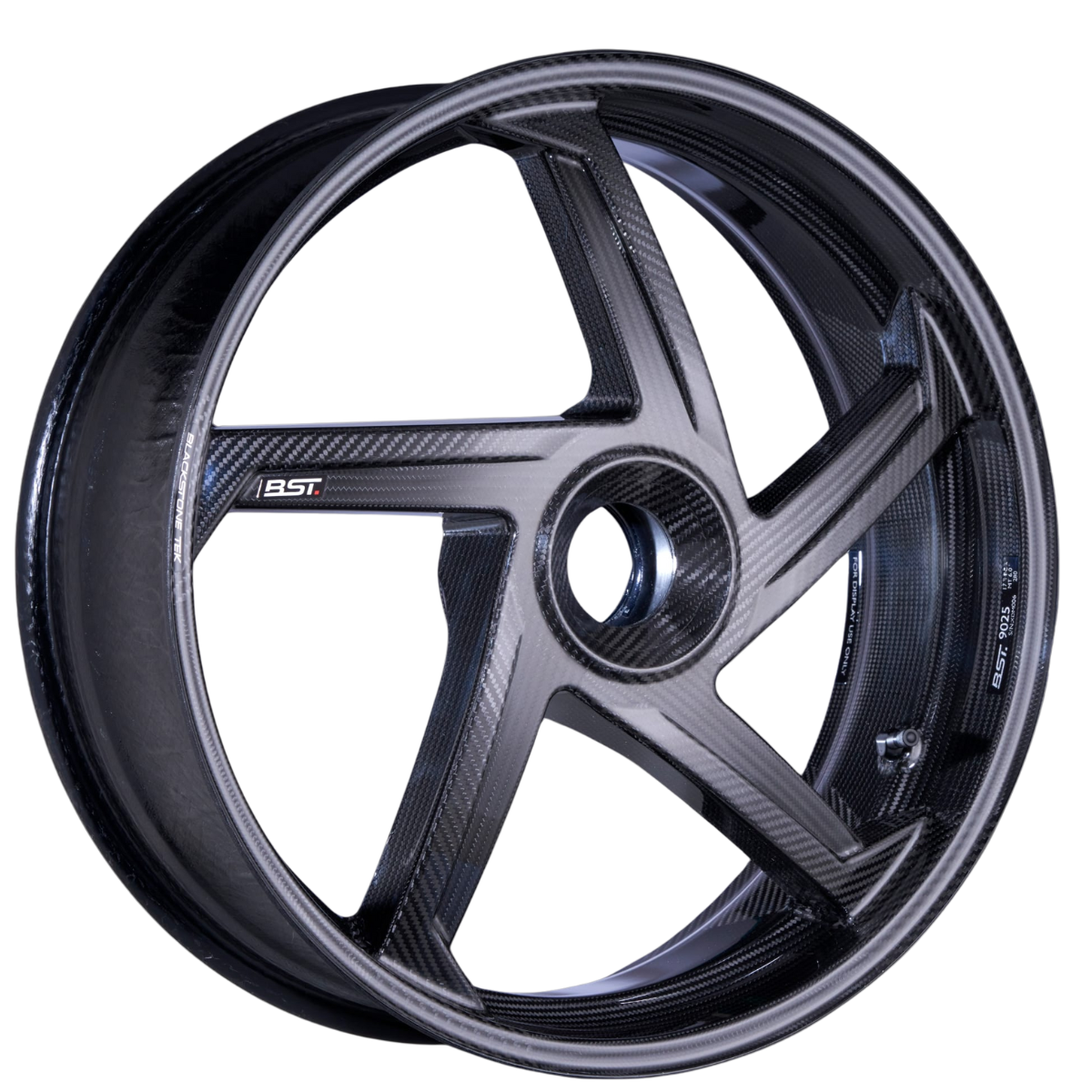 BST Star TEK Carbon Fiber Rear Wheel for the Ducati 1299 / 1199 / V4 /V2 Panigale, 1098 / 1198,  Streetfighter 1098/V4/V2, Supersport, Multistrada 1200, 1260, V4 Pikes Peak, Monster 1200, and Norton V4SV / V4CR  - 6.0 x 17