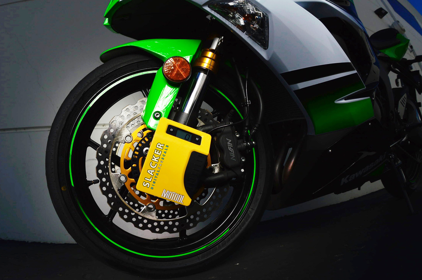 Motool Slacker Digital Sag Scale - V2 (for all street, dirt, touring, and competition uses!)