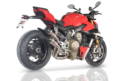 QD Exhaust Twin GUNSHOT Exhaust for the Ducati Streetfighter V4 / S (2020-2021 Euro4)