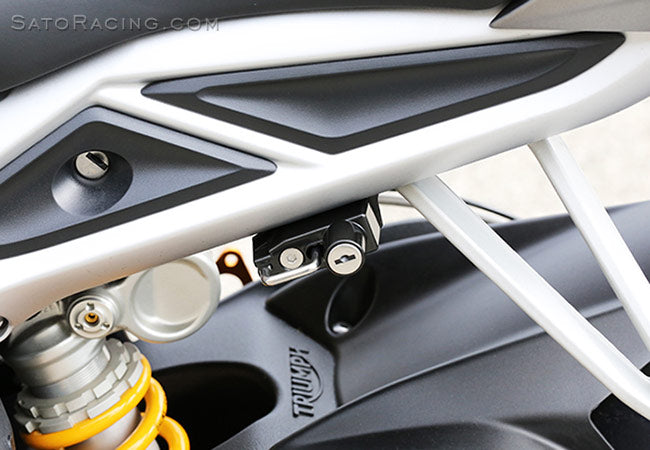 Sato Racing Helmet Lock for Triumph Daytona 675/R and Street Triple 675 / 765 (2013+)