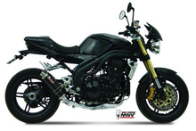 MIVV Slip-on, GP Carbon, Low Down Exhaust For Triumph Speed Triple 1050 2005-2006