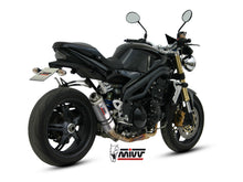 MIVV Slip-on, GP Titan, Low Down Exhaust For Triumph Speed Triple 1050 2005-2006