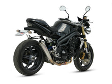 MIVV Slip-on, X-cone Stainless Steel, Low Down Exhaust For Triumph Speed Triple 1050 2005-2006