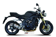 MIVV Slip-on, Suono Stainless Steel, Low Down Exhaust For Triumph Speed Triple 1050 2007-2010