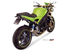 MIVV Slip-on, X-cone Plus Stainless Steel, Low Down Exhaust For Triumph Speed Triple 1050 2007-2010
