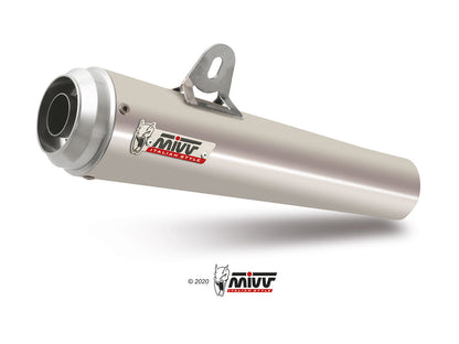 MIVV Slip-on, X-cone Plus Stainless Steel, Low Down Exhaust For Triumph Speed Triple 1050 2007-2010