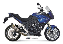 MIVV Slip-on, Suono Stainless Steel, Low down Exhaust For Triumph Tiger 1050 2007-2013