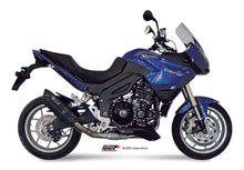 MIVV Slip-on, Suono Black, Low down Exhaust For Triumph Tiger 1050 2007-2013