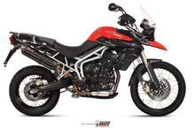 MIVV Slip-on, Suono Black, Standard Exhaust For Triumph Tiger 800 XC / XR / XRx / XCx 2011-2016