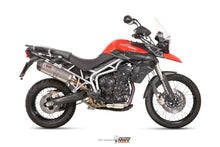 MIVV Slip-on, Oval Titan, Standard Exhaust For Triumph Tiger 800 XC / XR / XRx / XCx 2011-2016