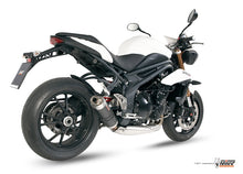 MIVV Slip-on, GP Carbon, Low Down Exhaust For Triumph Speed Triple 1050 2011-2015