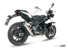 MIVV Slip-on, Ghibli Stainless Steel, Low Down Exhaust For Triumph Speed Triple 1050 2011-2015