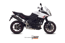 MIVV Slip-on, Suono Black, Standard Exhaust For Triumph Tiger 1050 Sport 2013-2016