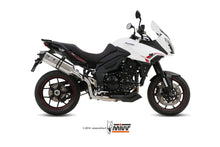 MIVV Slip-on, Speed Edge Stainless Steel, Standard Exhaust For Triumph Tiger 1050 Sport 2013-2016