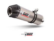 MIVV Slip-on, Oval Titanium, Standard Exhaust For Triumph Tiger 1200 2016-2020