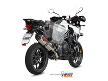 MIVV Slip-on, Speed Edge Stainless Steel, Standard Exhaust For Triumph Tiger 1200 2016-2020