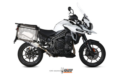 MIVV Slip-on, Speed Edge Stainless Steel, Standard Exhaust For Triumph Tiger 1200 2016-2020