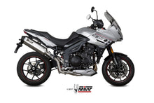 MIVV Slip-on, Speed Edge Stainless Steel, Standard Exhaust For Triumph Tiger 1050 Sport 2017-2020