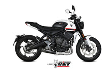 MIVV Full System 3x1, X-M5 Black, Standard Exhaust For Triumph Trident 660 2021-2022