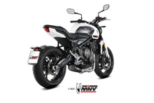 MIVV Full System 3x1, X-M5 Black, Standard Exhaust For Triumph Trident 660 2021-2022