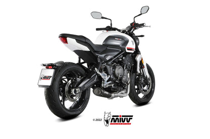 MIVV Full System 3x1, X-M5 Black, Standard Exhaust For Triumph Trident 660 2021-2022