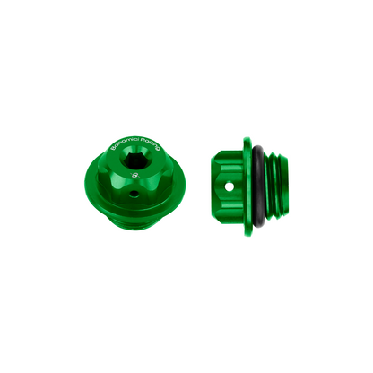 Bonamici Racing Aluminum Oil Caps - M20x2.5 for the Kawasaki Ninja 250/400, Z650/Z800/Z900/Z1000 2014-2015