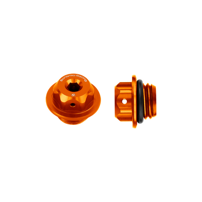 Bonamici Racing Aluminum Oil Caps - M20x2.5 for the Kawasaki Ninja 250/400, Z650/Z800/Z900/Z1000 2014-2015