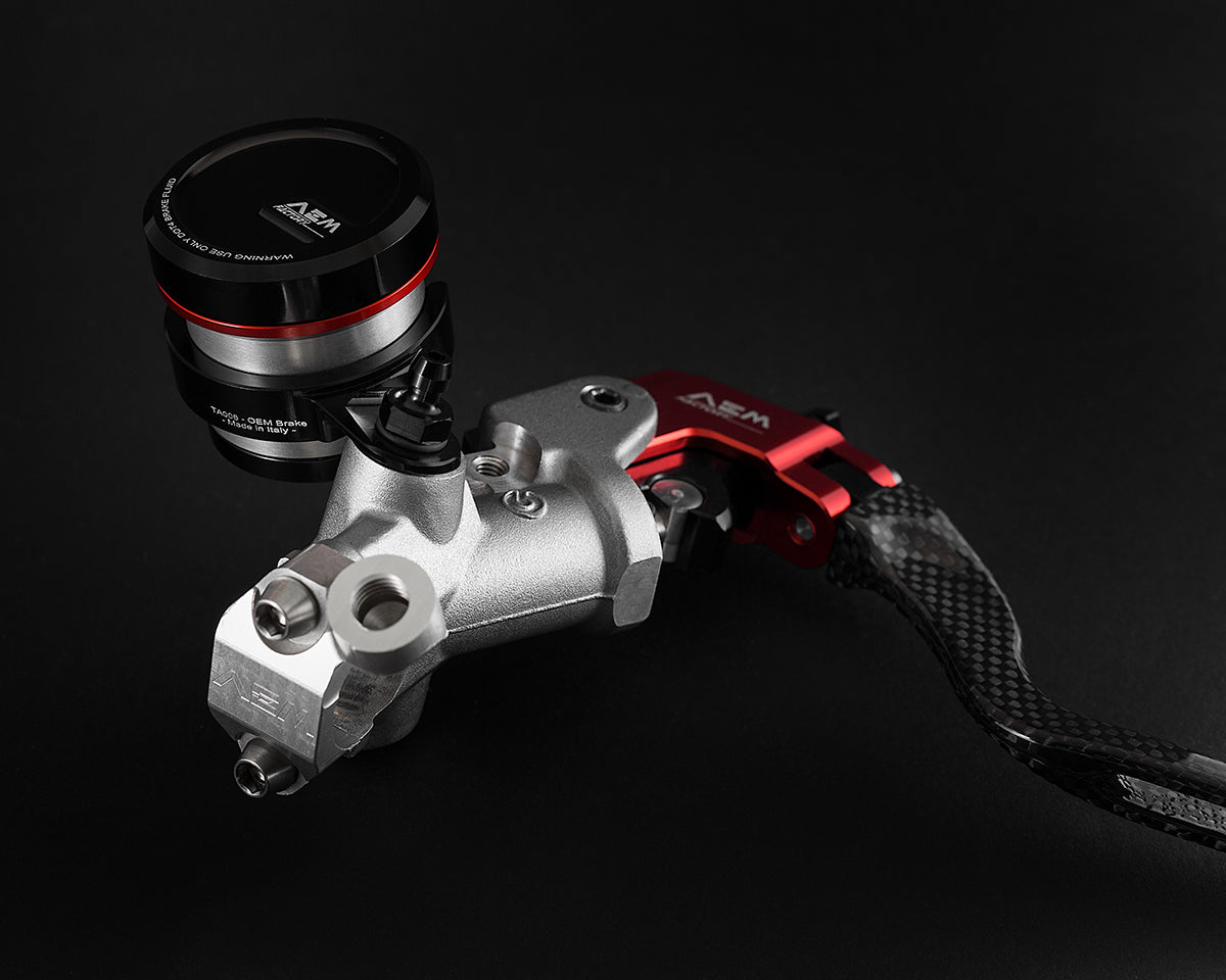 AEM FACTORY - ALUMINUM INTEGRATED RESERVOIR FLUID TANKS FOR BREMBO OE MASTER CYLINDERS