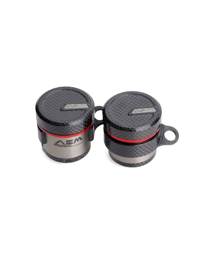 AEM FACTORY - TITANIUM & CARBON FIBER INTEGRATED RESERVOIR FLUID TANKS FOR BREMBO RCS MASTER CYLINDERS