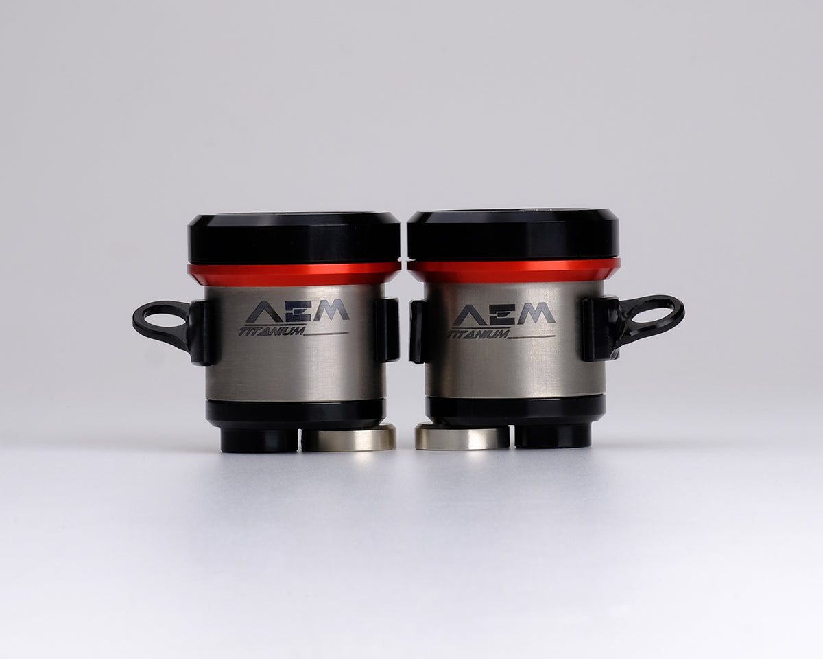 AEM FACTORY - TITANIUM INTEGRATED RESERVOIR FLUID TANKS FOR BREMBO RCS MASTER CYLINDERS