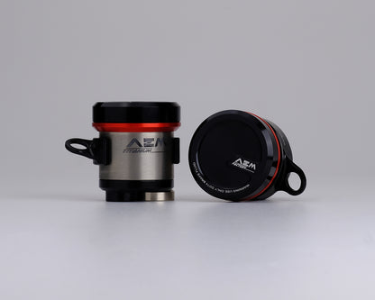 AEM FACTORY - TITANIUM INTEGRATED RESERVOIR FLUID TANKS FOR BREMBO RCS MASTER CYLINDERS