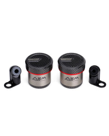 AEM FACTORY - TITANIUM & CARBON FIBER INTEGRATED RESERVOIR FLUID TANKS FOR BREMBO RCS CORSA CORTA MASTER CYLINDERS