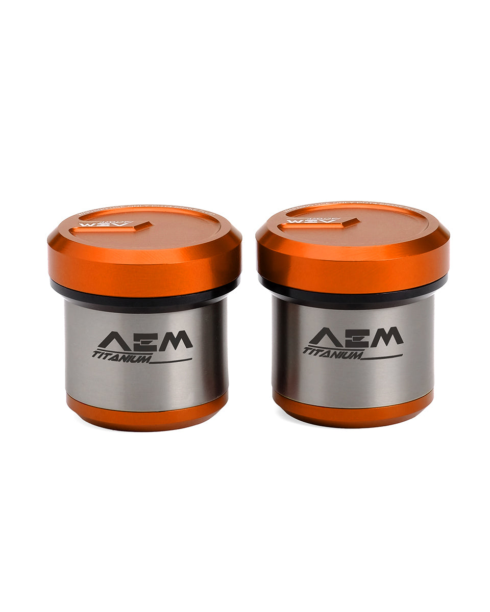 AEM FACTORY - TITANIUM INTEGRATED RESERVOIR FLUID TANKS FOR BREMBO RCS CORSA CORTA MASTER CYLINDERS
