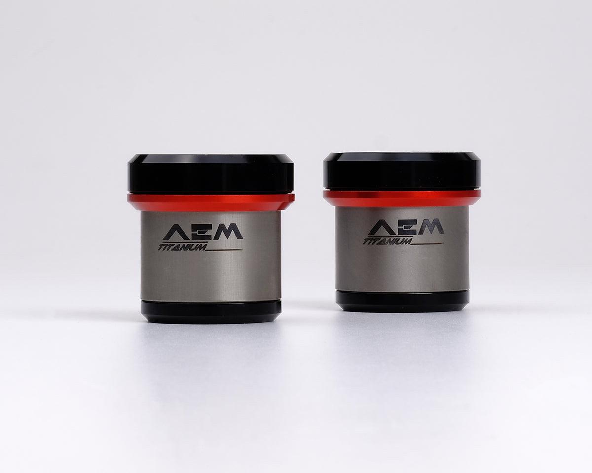 AEM FACTORY - TITANIUM INTEGRATED RESERVOIR FLUID TANKS FOR BREMBO RCS CORSA CORTA MASTER CYLINDERS