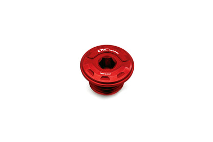 CNC Racing 'GEAR' Engine Oil Cap for Ducati  Honda  Kawasaki  Triumph  and Yamaha - M20x2.5