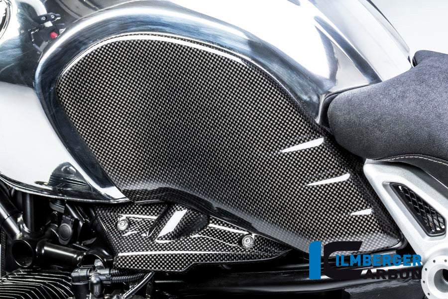 Ilmberger Carbon Tank Cover, Left Side Carbon for the BMW R Nine T / Scrambler '14-17, Racer 2017 / R Nine T Urban GS 2016