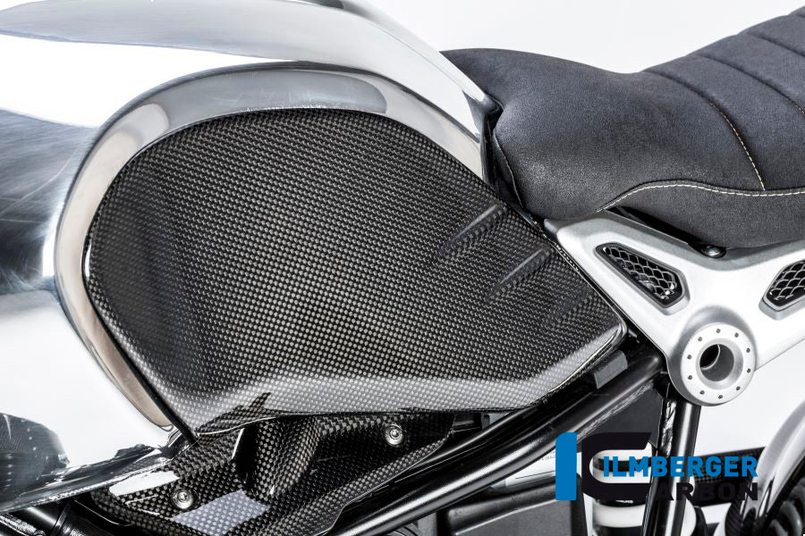 Ilmberger Carbon Tank Cover, Left Side Carbon for the BMW R Nine T / Scrambler '14-17, Racer 2017 / R Nine T Urban GS 2016
