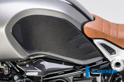 Ilmberger Carbon Tank Cover, Left Side Carbon for the BMW R Nine T / Scrambler '14-17, Racer 2017 / R Nine T Urban GS 2016