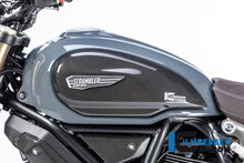 Ilmberger Carbon Tank Cover, Left Surface for the Ducati Scrambler 1100 '17