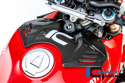Ilmberger Carbon Tank Panel Front for the Ducati Streetfighter V4 '20-22