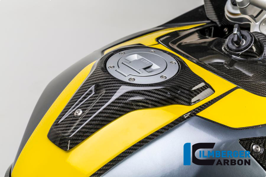 Ilmberger Carbon Cover on top of the Tankcover for the BMW S 1000 XR 2015-2019