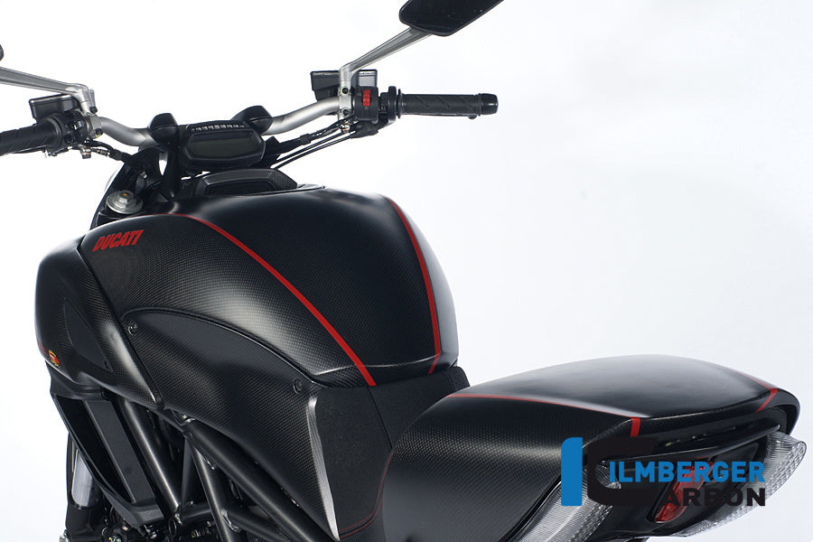Ilmberger Carbon Tank Cover Carbon for the Ducati Diavel 2011 - 2014